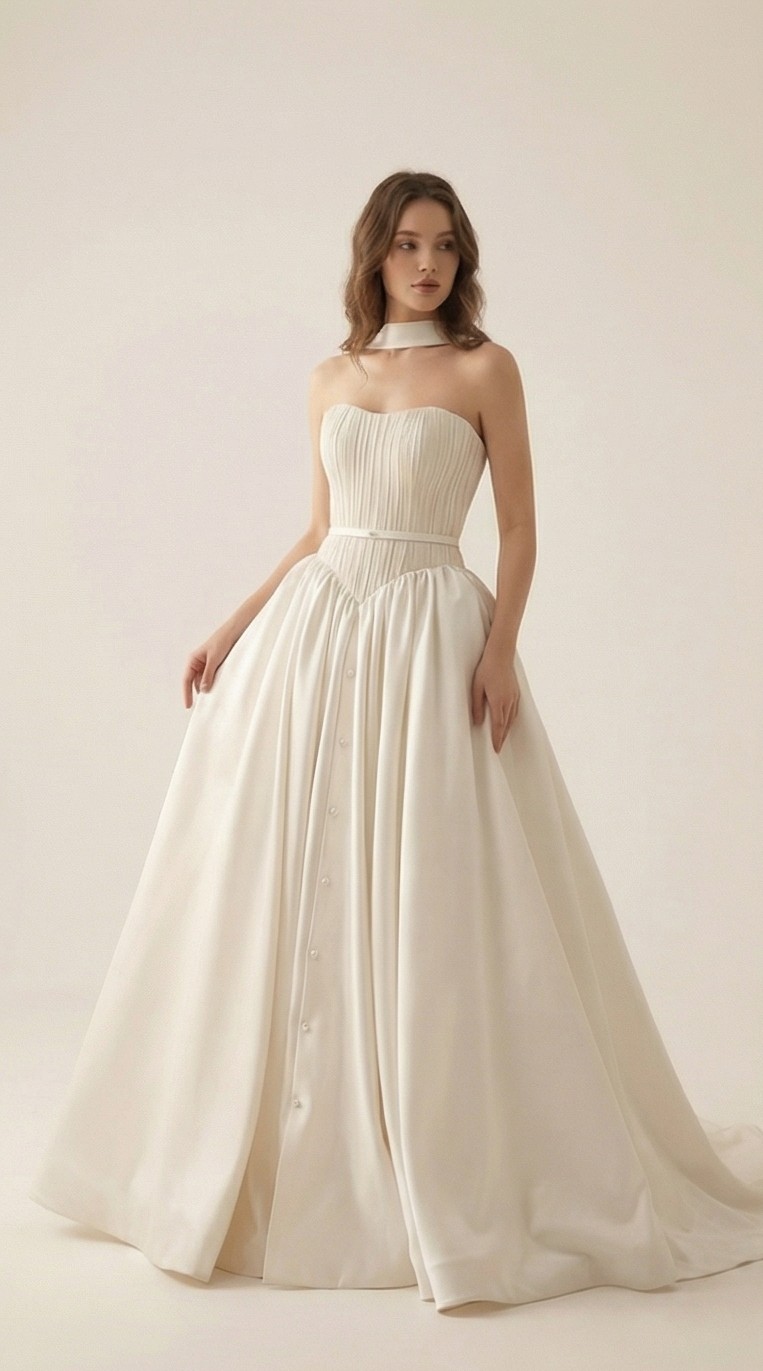 Bridal gown from a private label collection